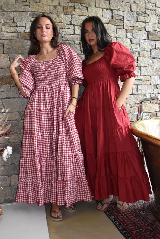 Paloma Darling Dress Sangria